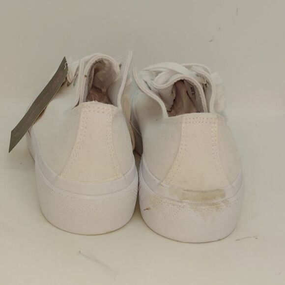 No Boundaries Womens NEW w/Tags White Platform Memory Foam LaceUp Sneakers-sz. 6 - Picture 3 of 5